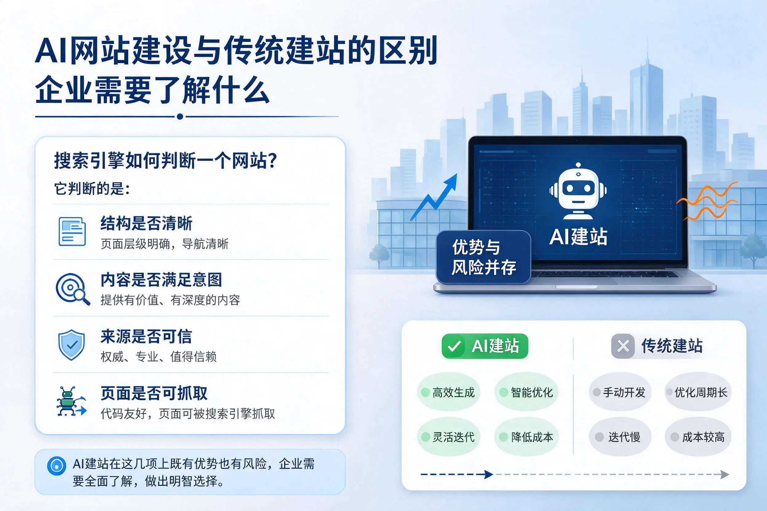AI网站建设与传统建站的区别,武威企业需要了解什么