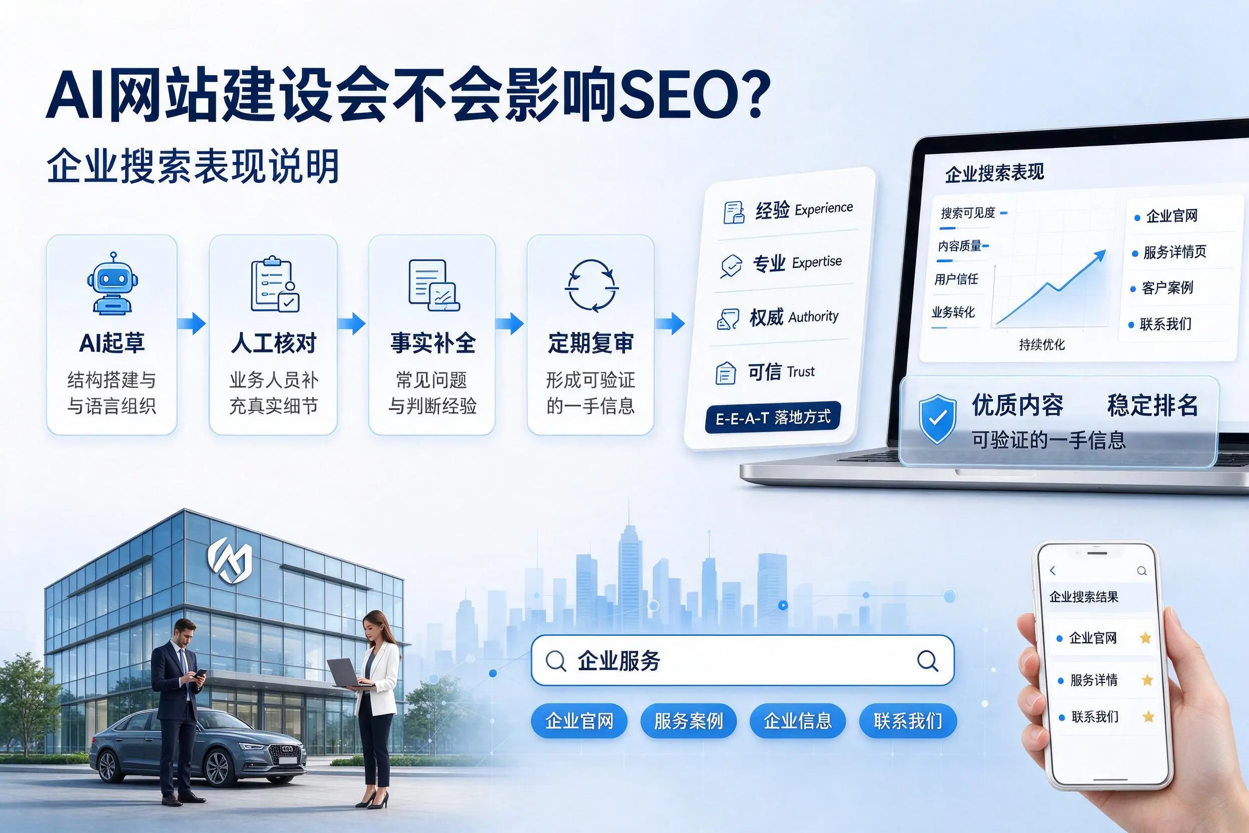 AI网站建设会不会影响SEO?武威企业搜索表现说明