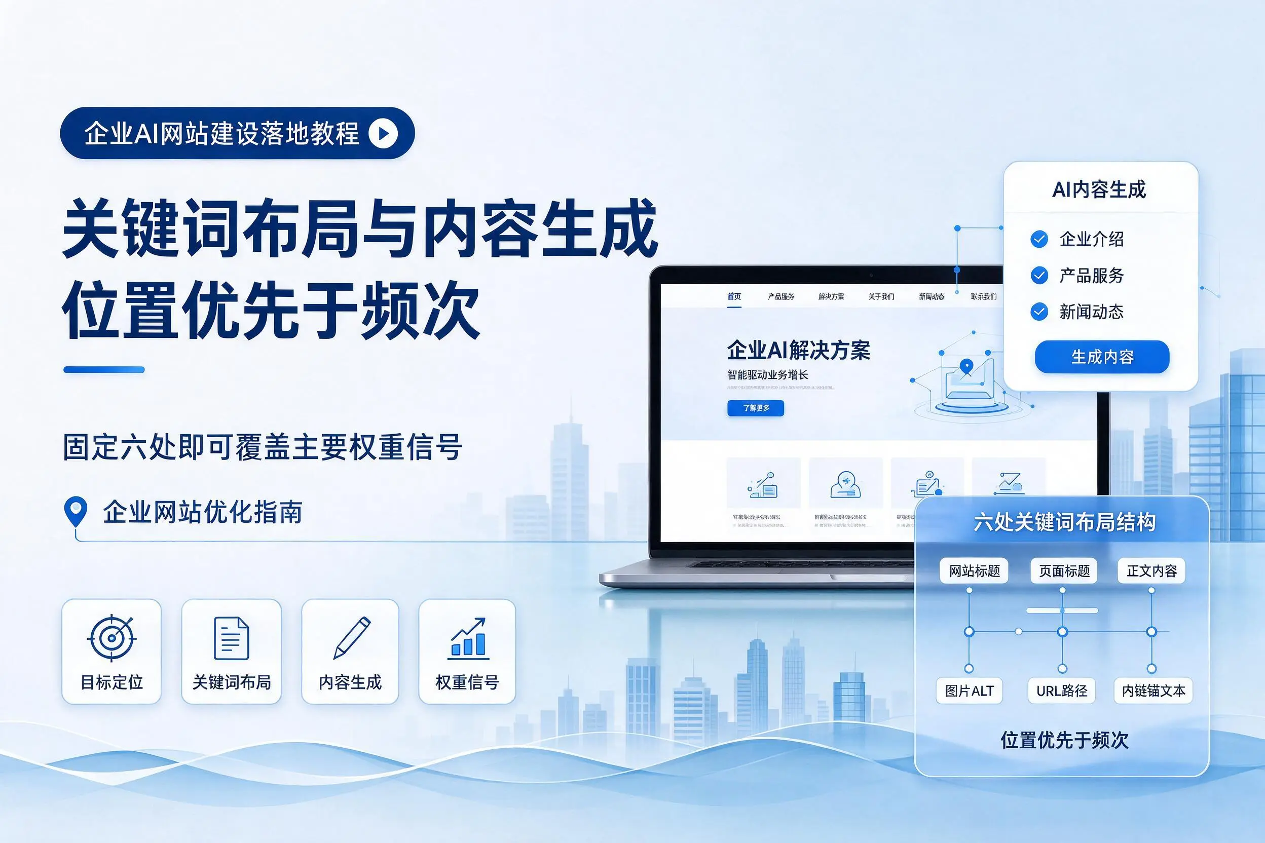 武威企业AI网站建设落地教程:关键词布局与内容生成